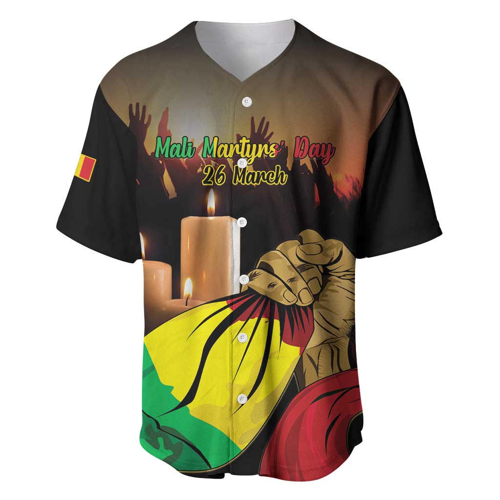 Personalised Proud Mali Martyrs Day In Memory Baseball Jersey LT15
