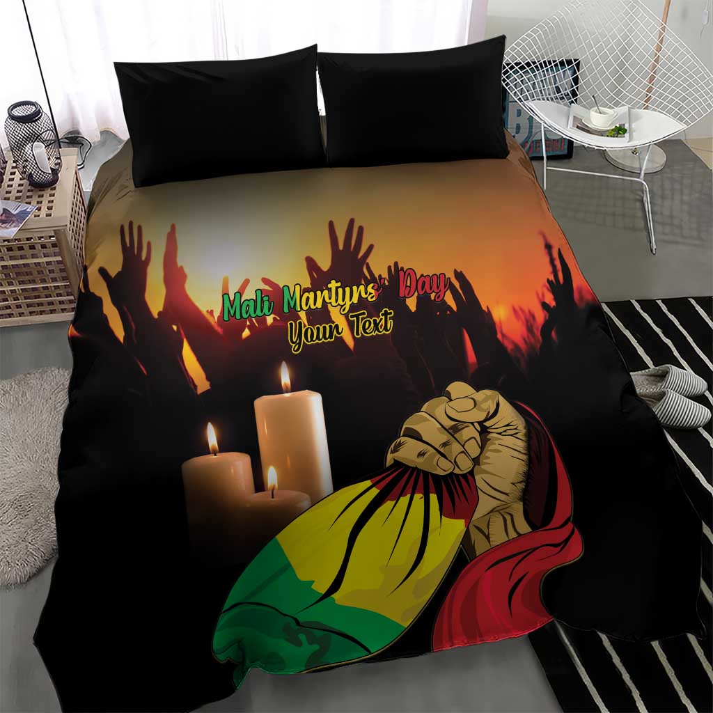Personalised Proud Mali Martyrs Day In Memory Bedding Set LT15