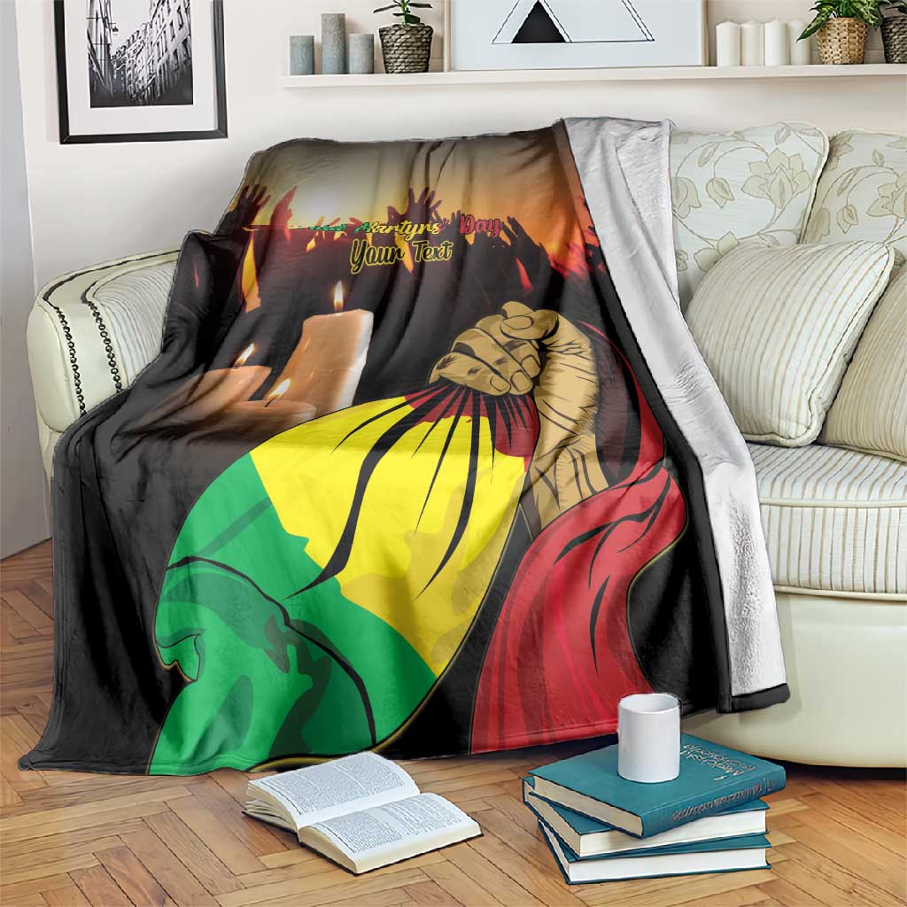 Personalised Proud Mali Martyrs Day In Memory Blanket LT15