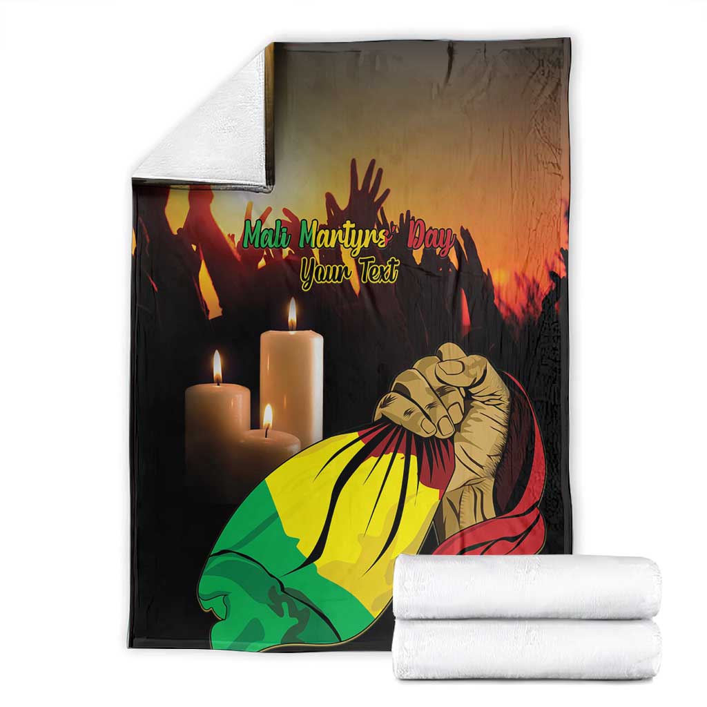 Personalised Proud Mali Martyrs Day In Memory Blanket LT15
