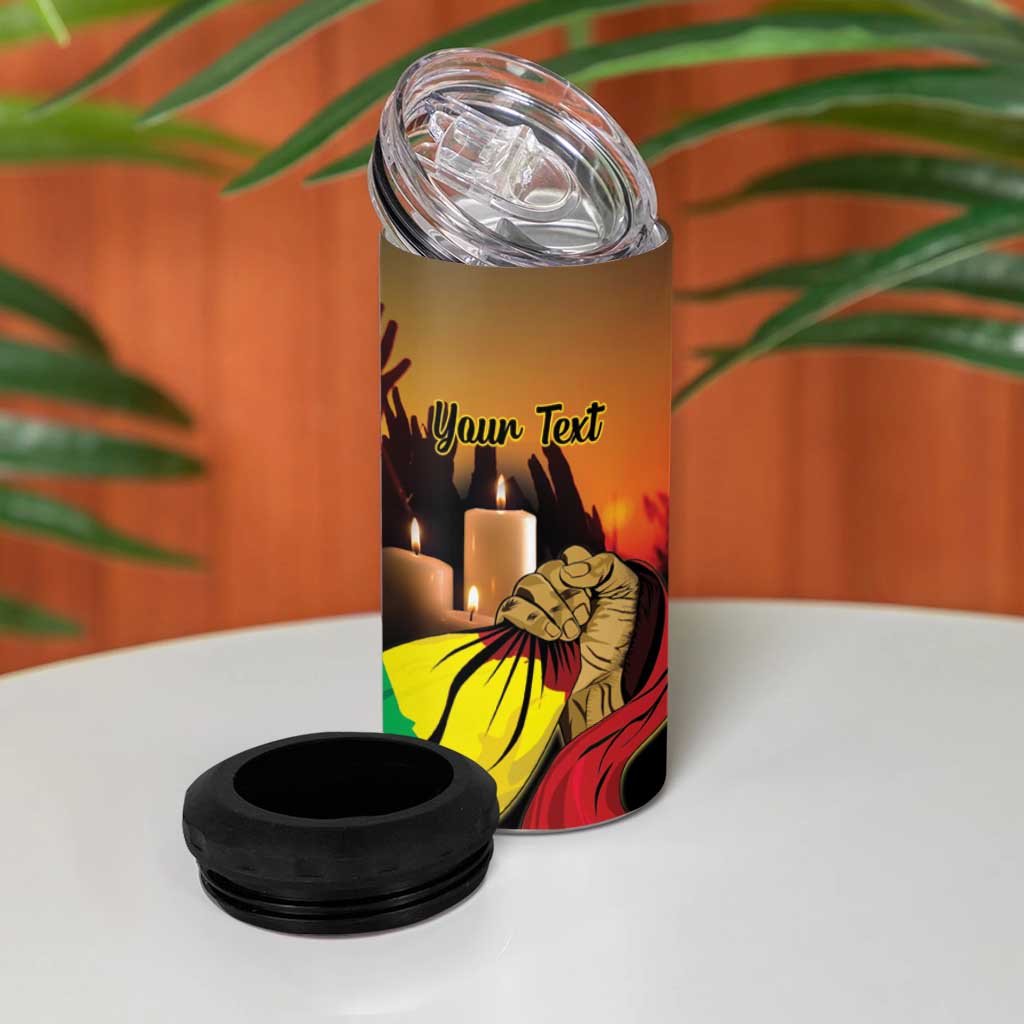Personalised Proud Mali Martyrs Day In Memory 4 in 1 Can Cooler Tumbler LT15