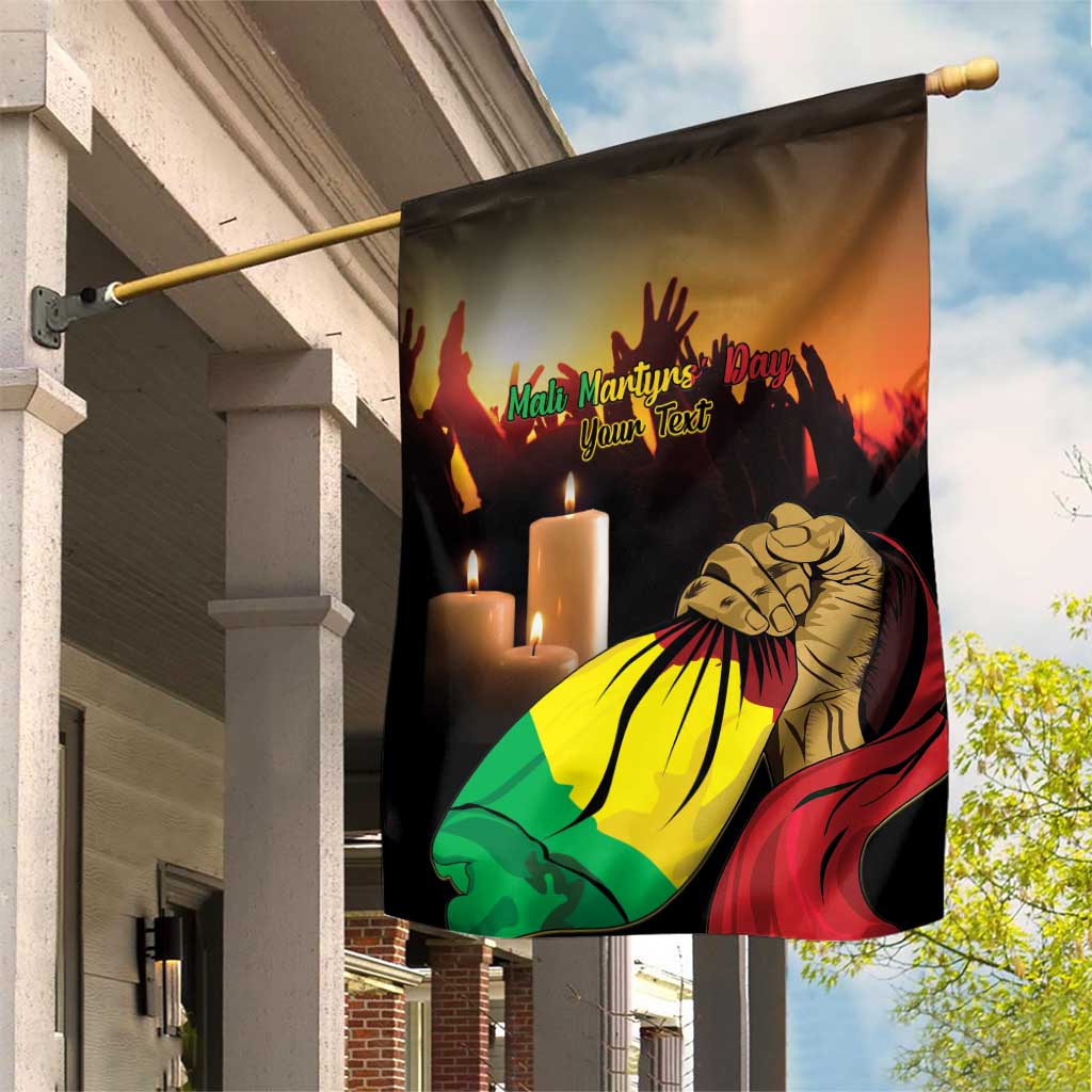 Personalised Proud Mali Martyrs Day In Memory Garden Flag LT15
