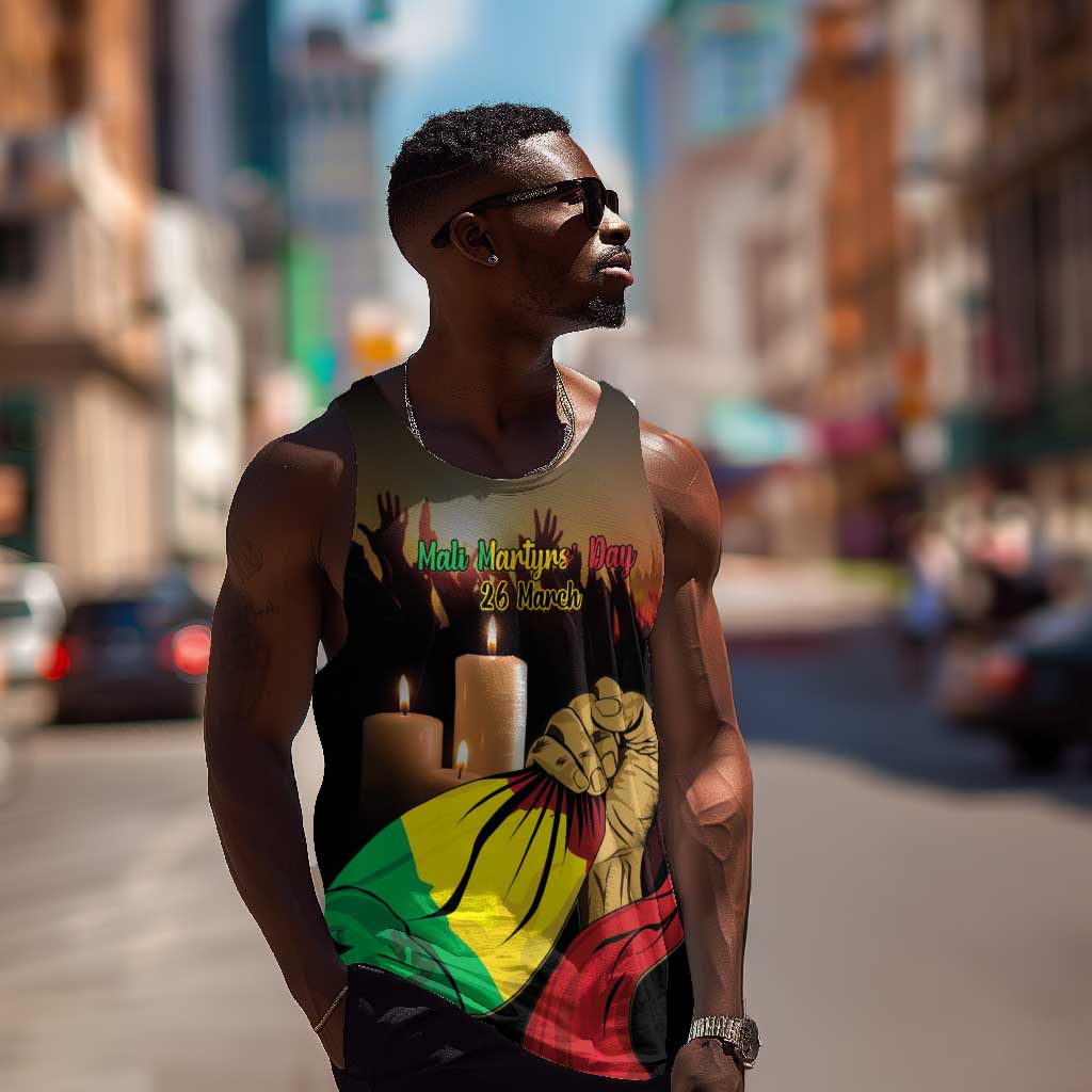 Personalised Proud Mali Martyrs Day In Memory Men Tank Top LT15