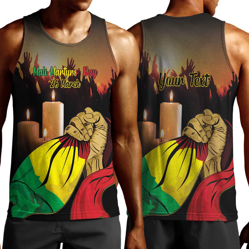 Personalised Proud Mali Martyrs Day In Memory Men Tank Top LT15