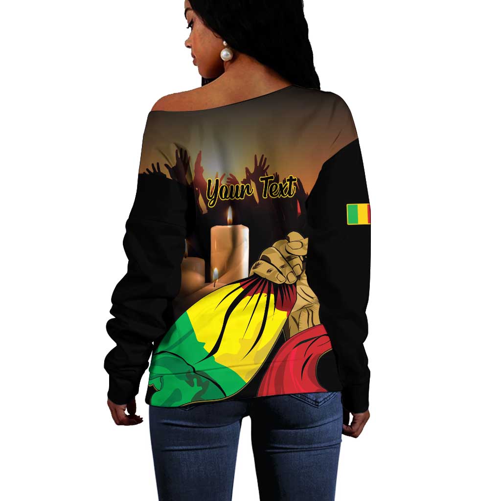 Personalised Proud Mali Martyrs Day In Memory Off Shoulder Sweater LT15