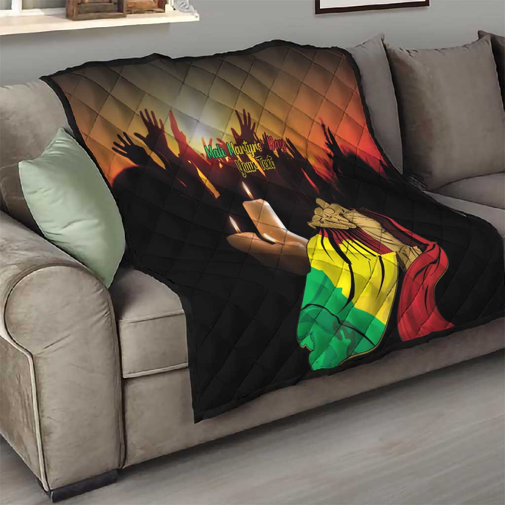 Personalised Proud Mali Martyrs Day In Memory Quilt LT15