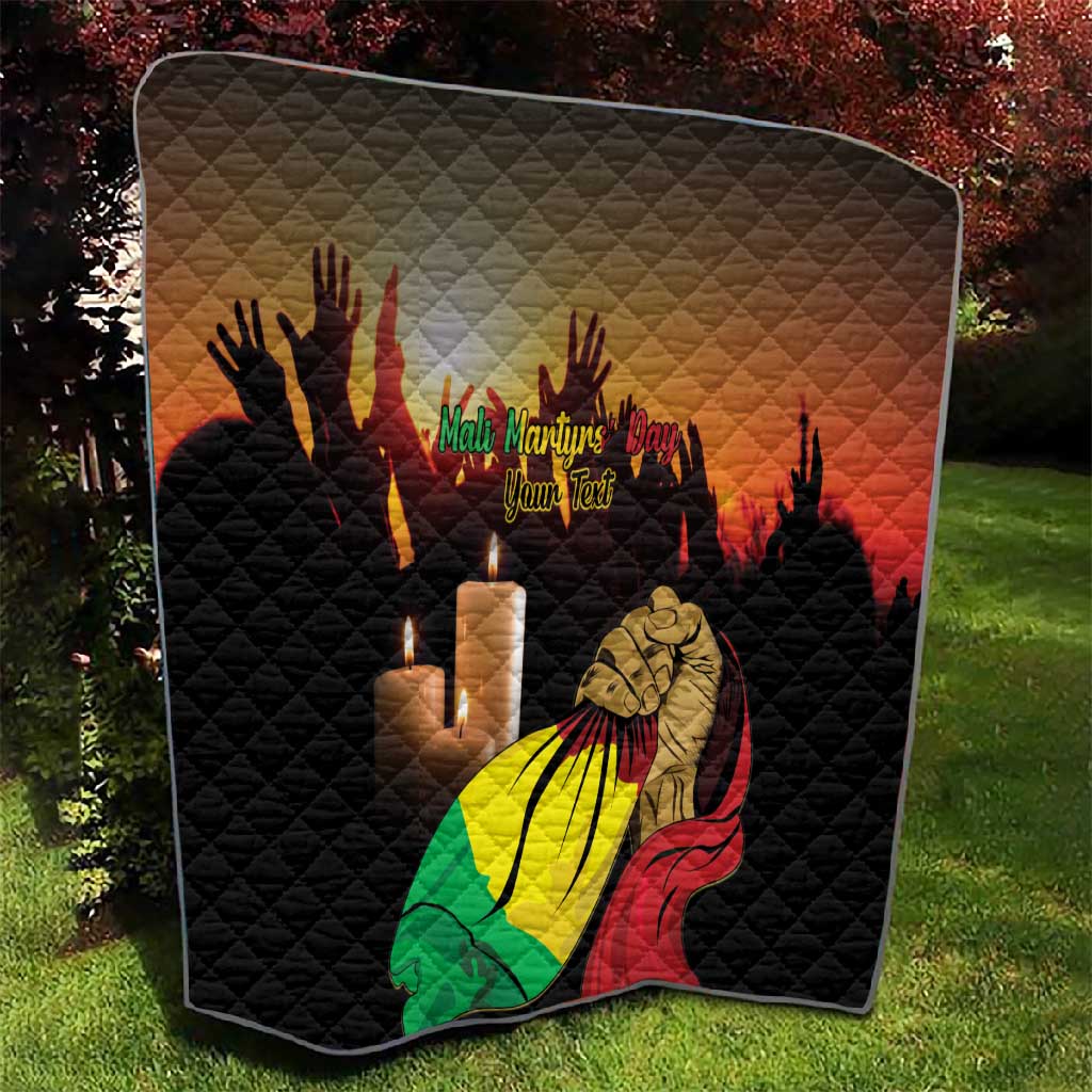 Personalised Proud Mali Martyrs Day In Memory Quilt LT15
