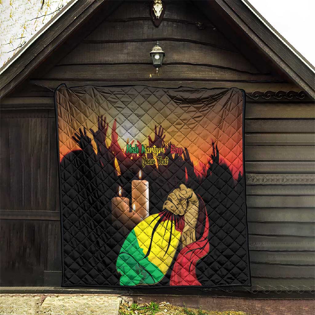 Personalised Proud Mali Martyrs Day In Memory Quilt LT15