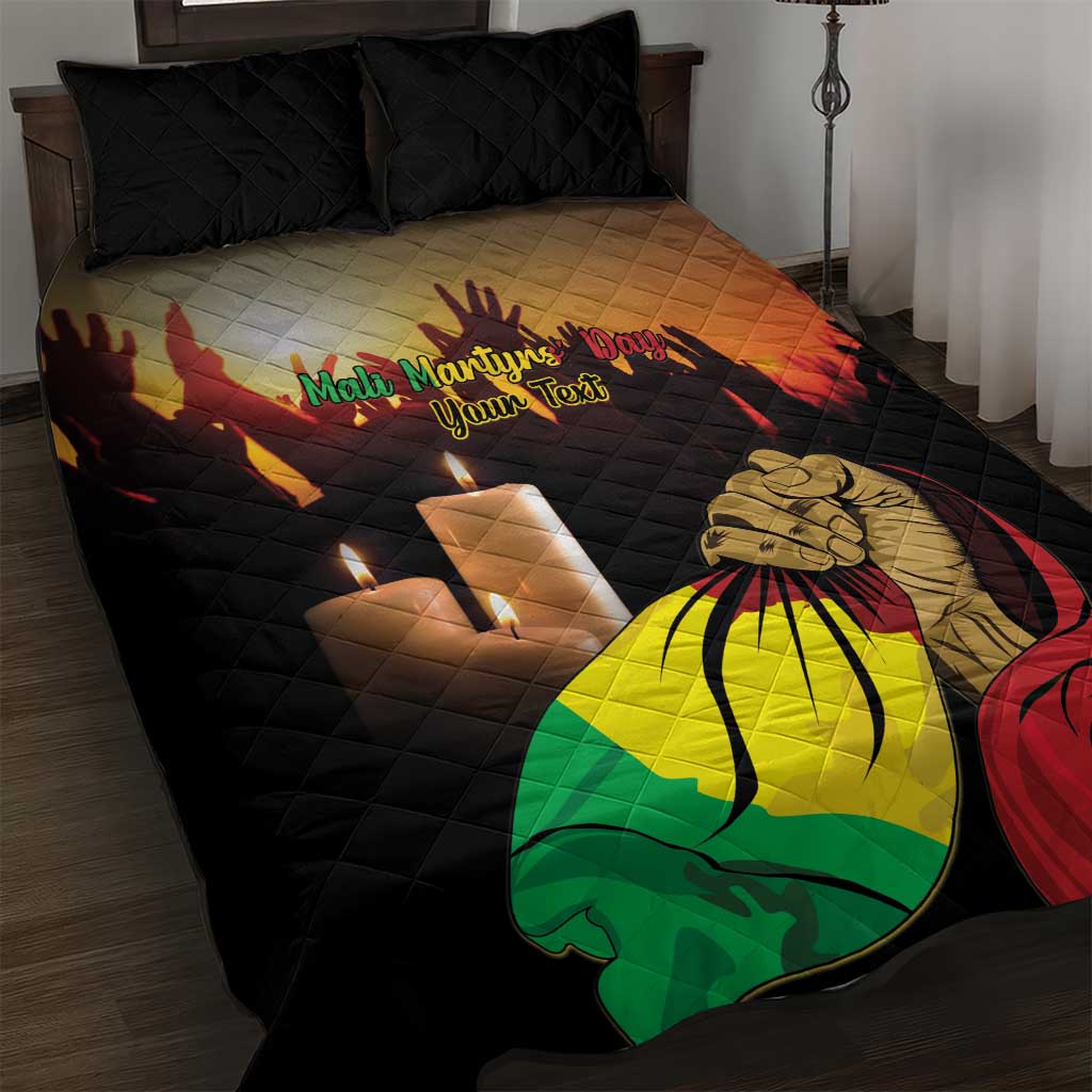 Personalised Proud Mali Martyrs Day In Memory Quilt Bed Set LT15