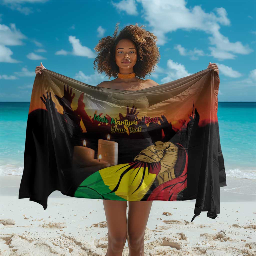 Personalised Proud Mali Martyrs Day In Memory Sarong LT15