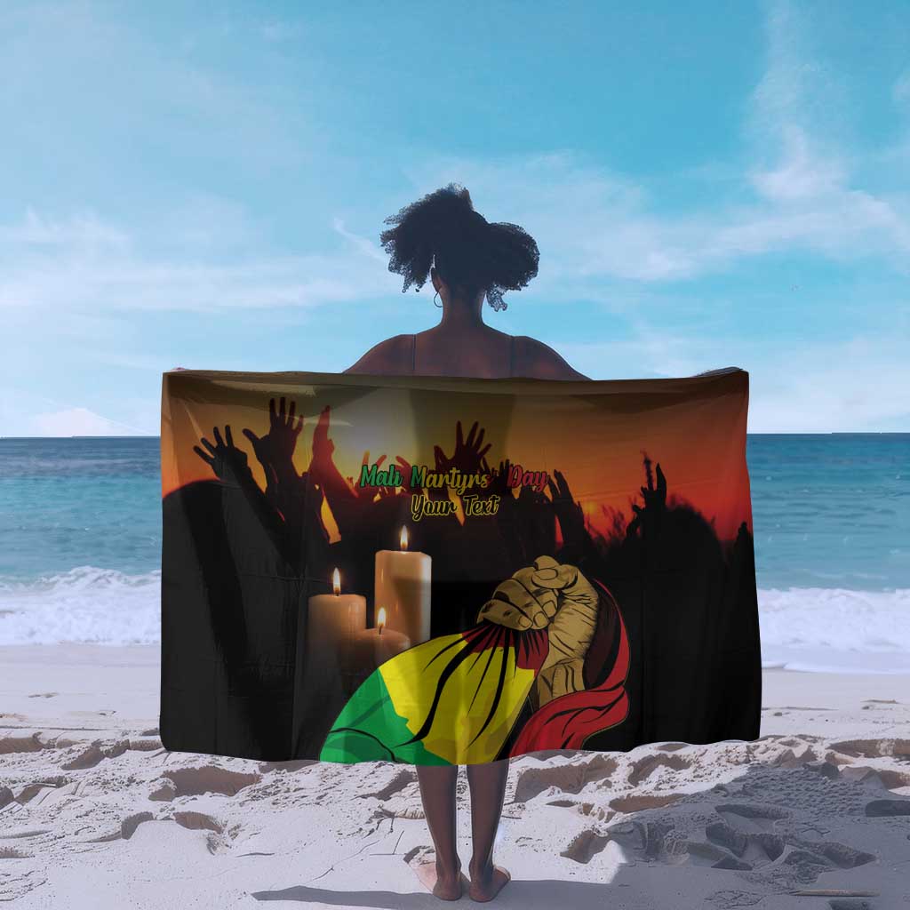 Personalised Proud Mali Martyrs Day In Memory Sarong LT15