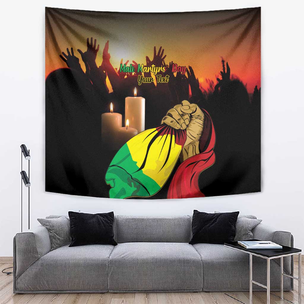 Personalised Proud Mali Martyrs Day In Memory Tapestry LT15