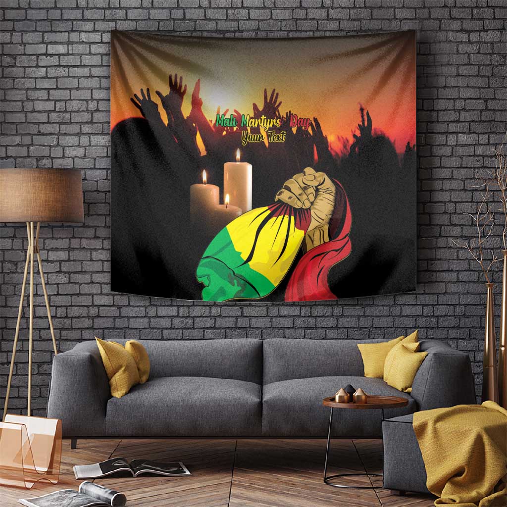 Personalised Proud Mali Martyrs Day In Memory Tapestry LT15