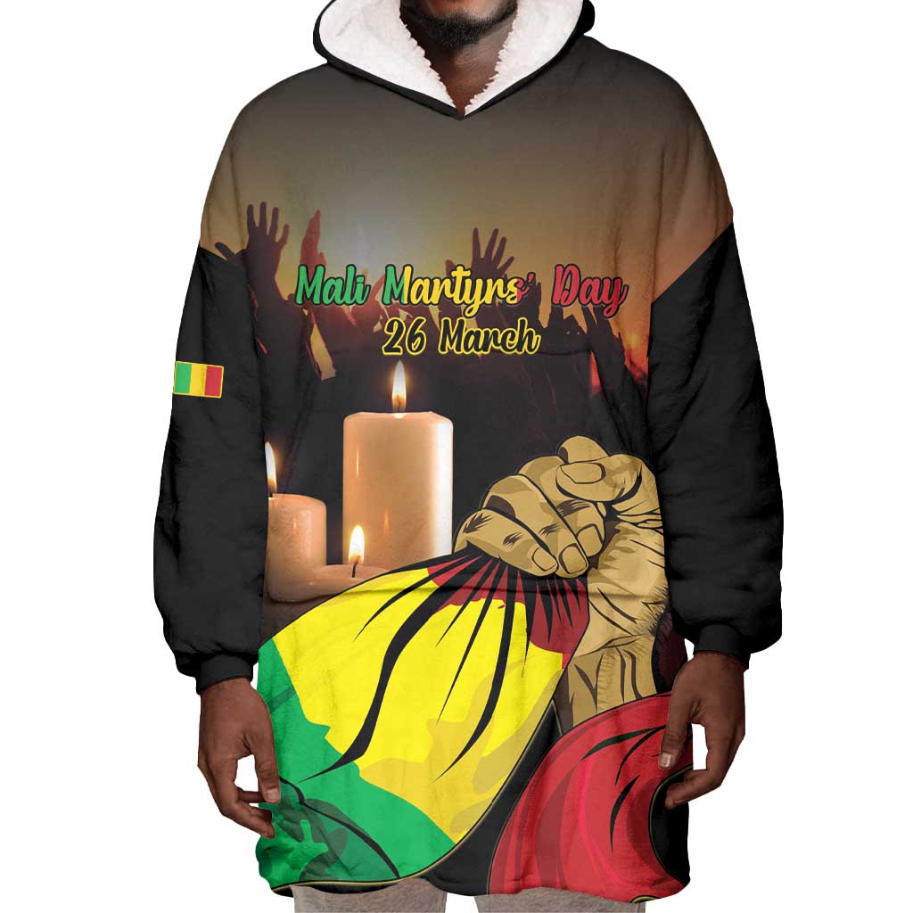 Personalised Proud Mali Martyrs Day In Memory Wearable Blanket Hoodie LT15