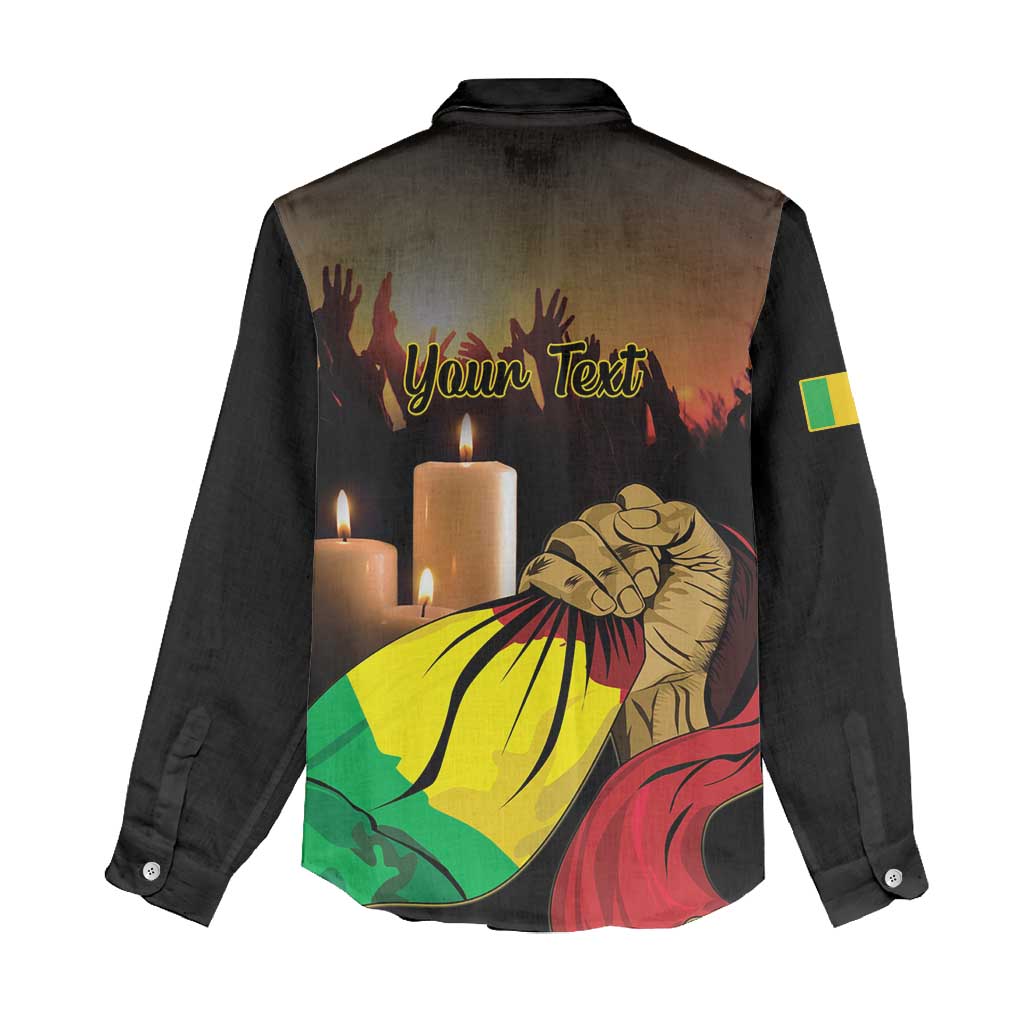 Personalised Proud Mali Martyrs Day In Memory Women Casual Shirt LT15