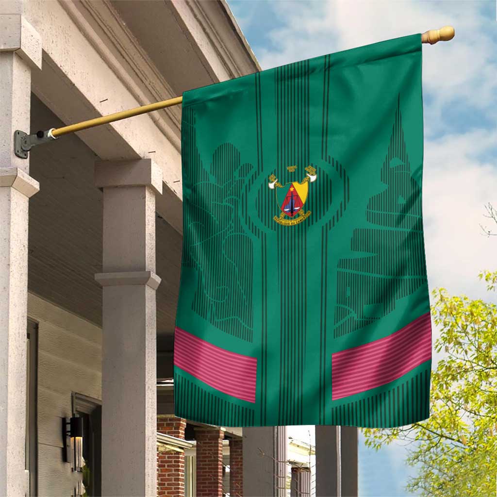 Custom Cameroun Football Garden Flag Allez les Lions LT15