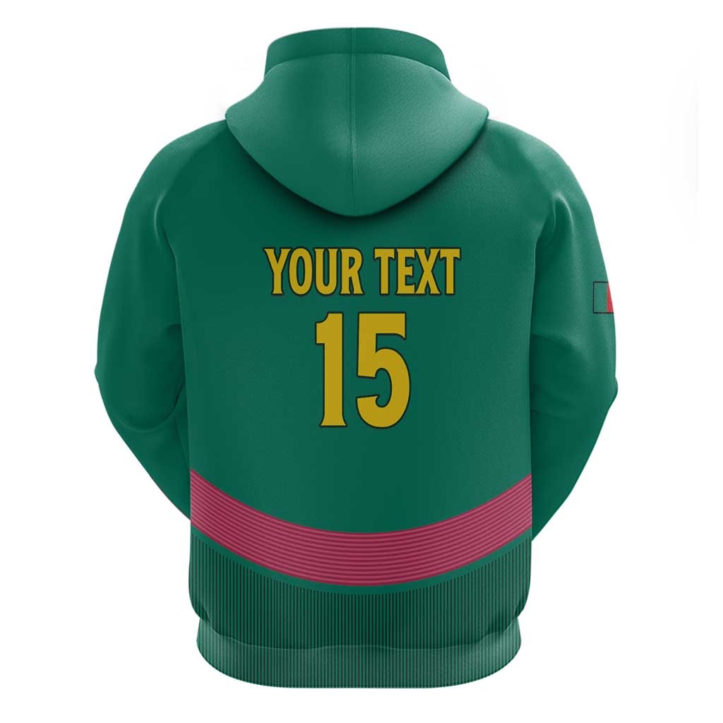 Custom Cameroon Football Hoodie Waka Waka - This Time For Africa LT15