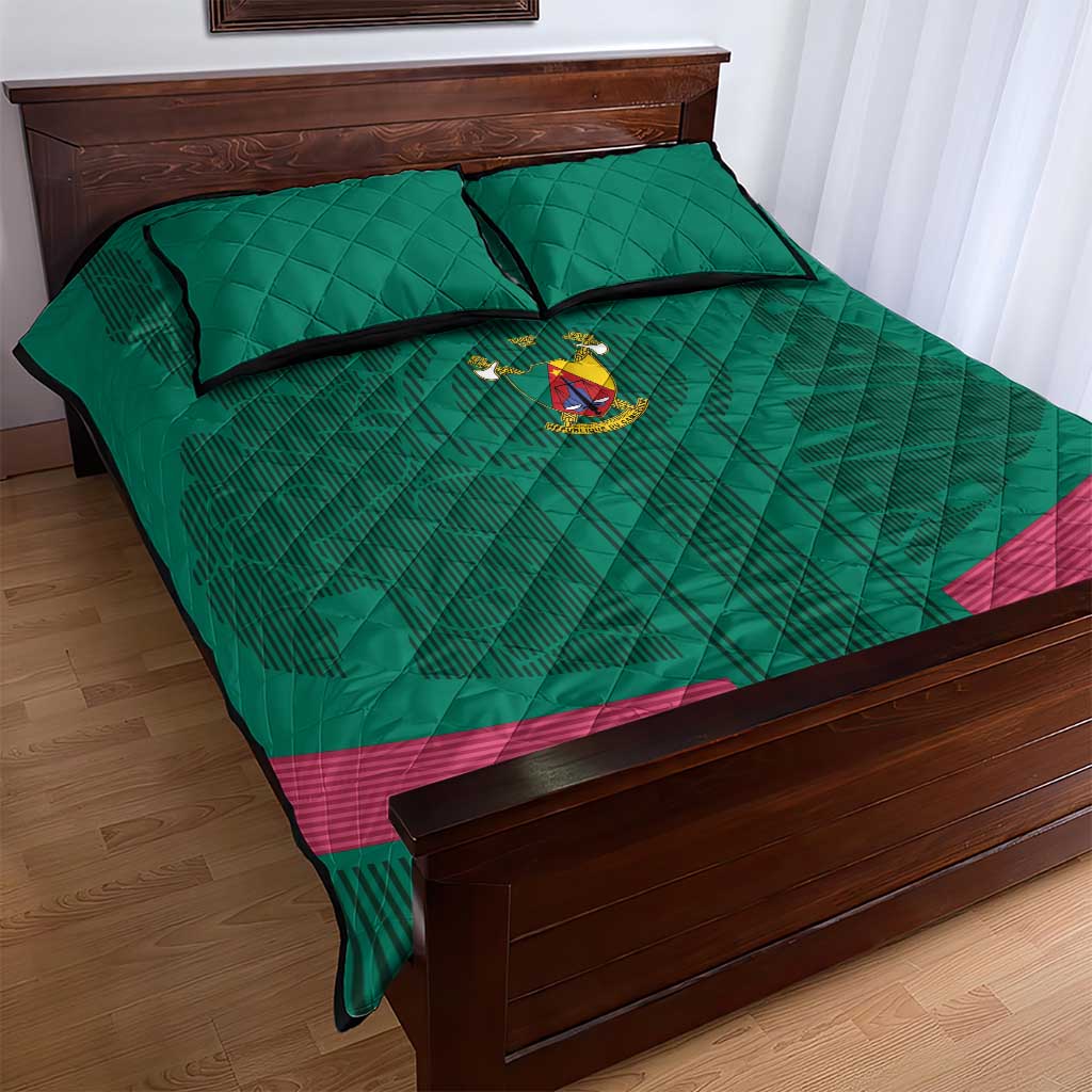 Custom Cameroun Football Quilt Bed Set Allez les Lions LT15