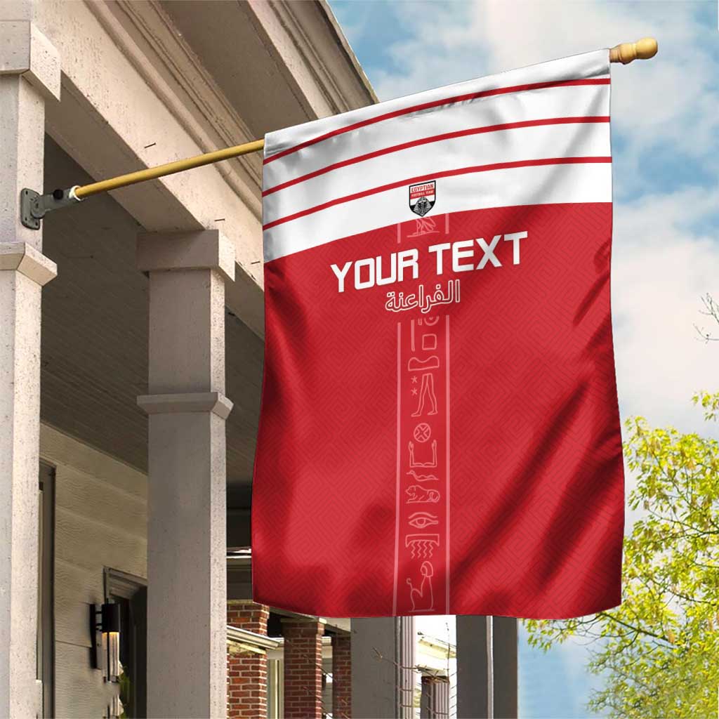 Egyptian Football Custom Garden Flag Yalla Masr - Red Ver LT15