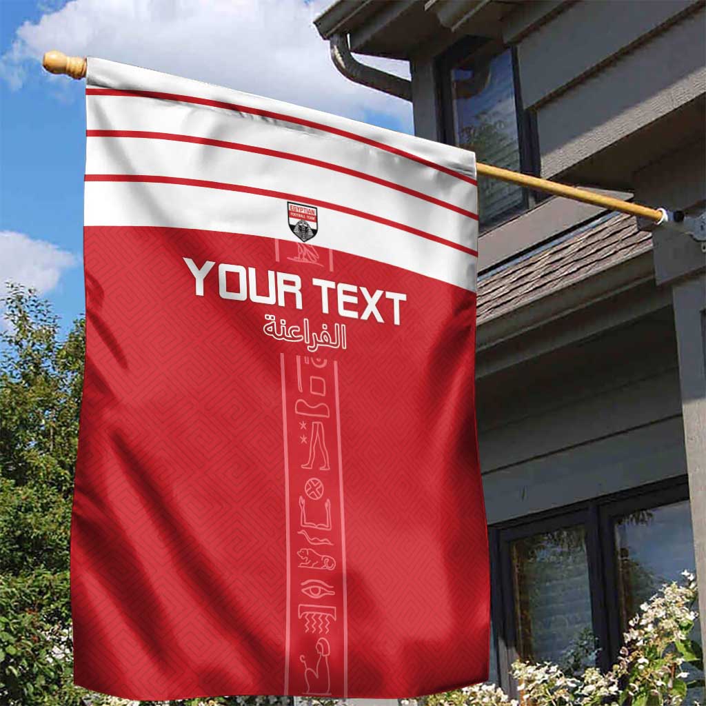 Egyptian Football Custom Garden Flag Yalla Masr - Red Ver LT15