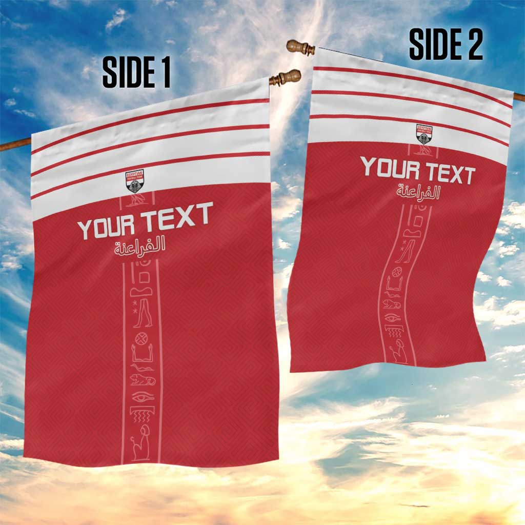 Egyptian Football Custom Garden Flag Yalla Masr - Red Ver LT15