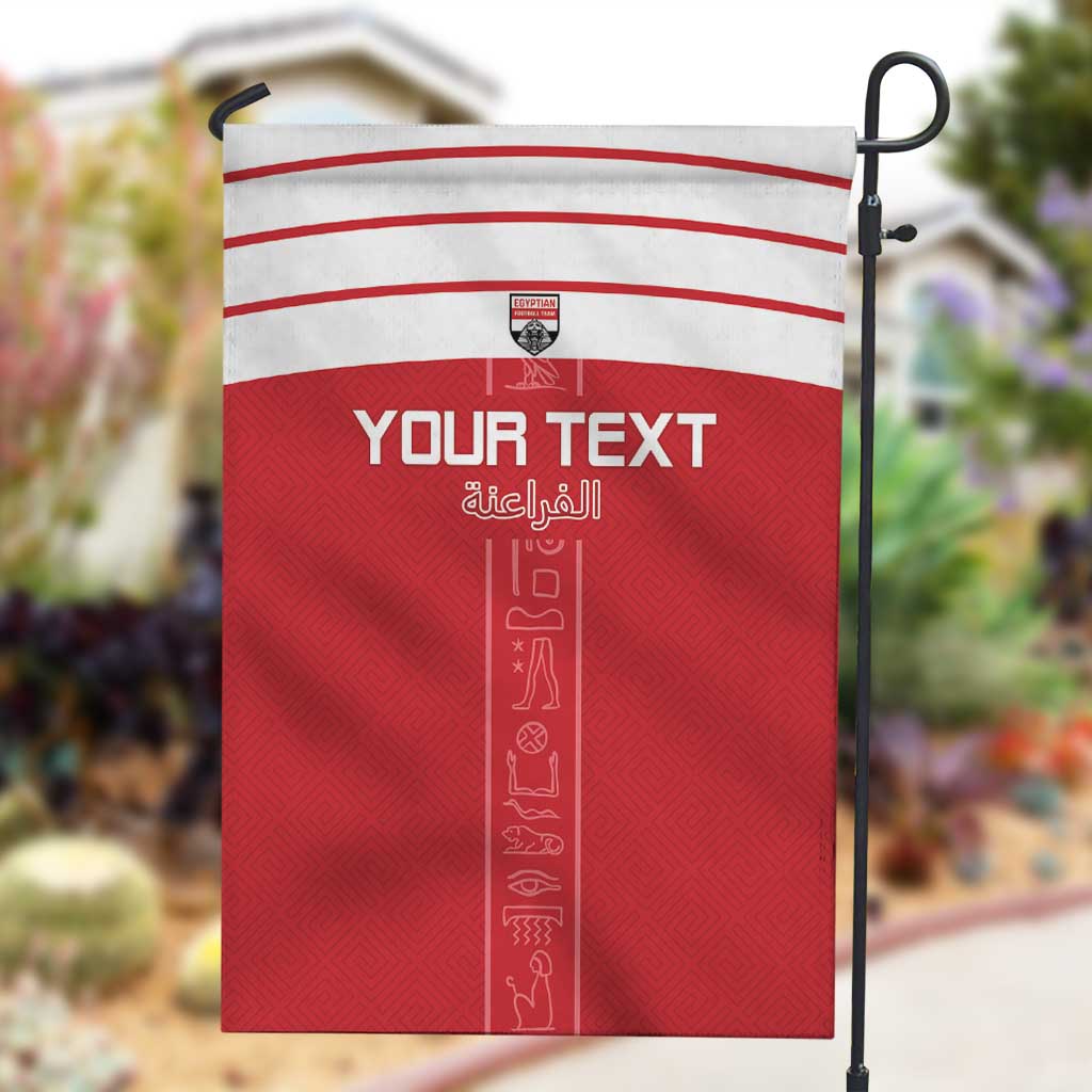 Egyptian Football Custom Garden Flag Yalla Masr - Red Ver LT15