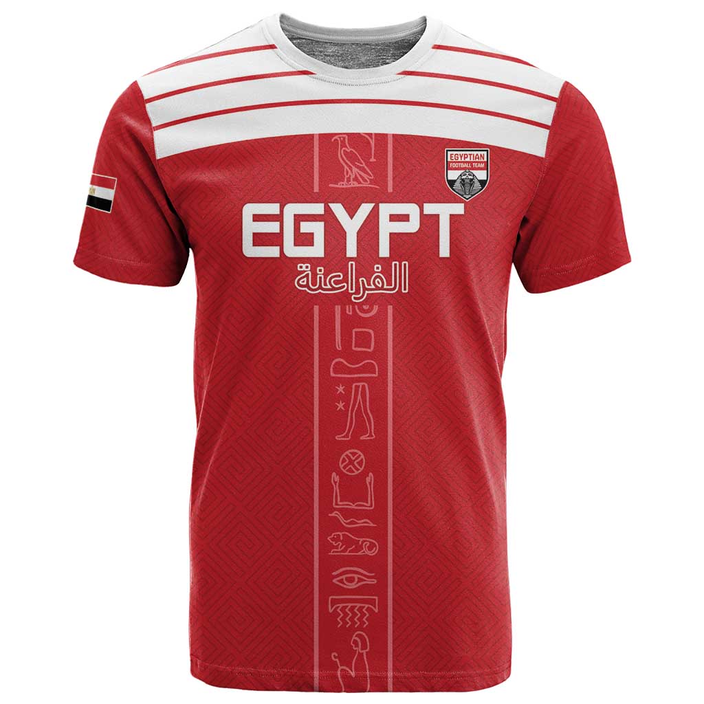 Egyptian Football Custom T shirt Yalla Masr - Red Ver LT15