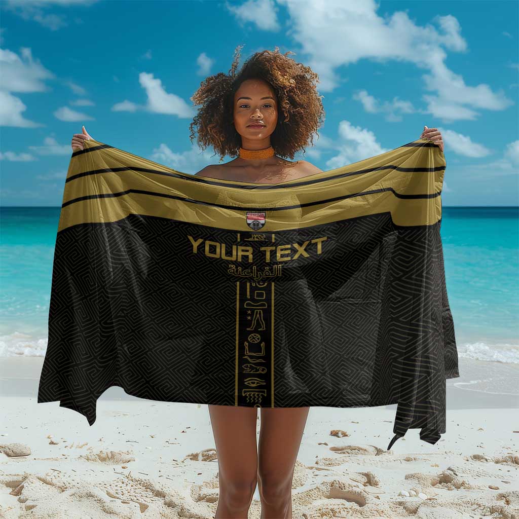 Egyptian Football Custom Sarong Yalla Masr - Black Ver LT15