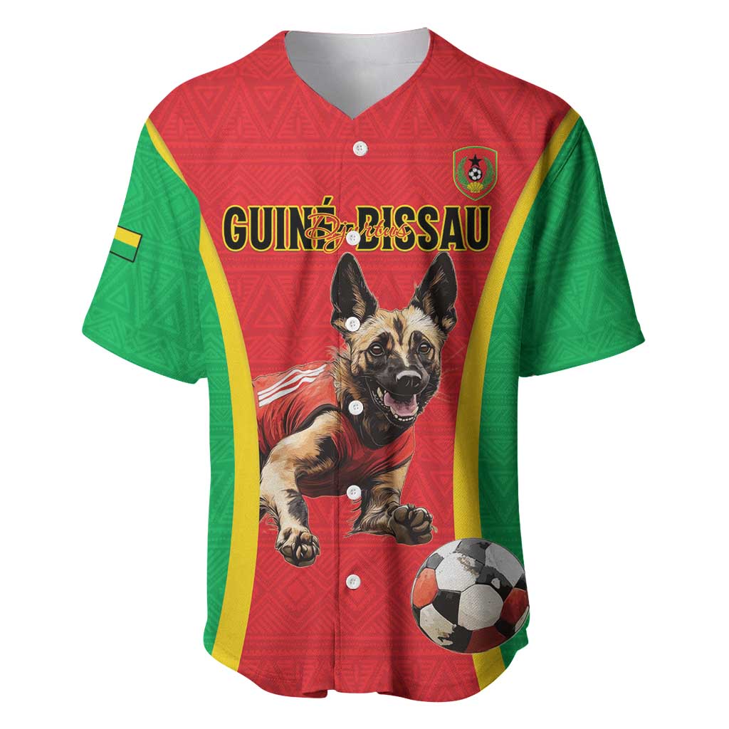 Custom Guinea-Bissau Football Baseball Jersey Go Djurtus Go LT15