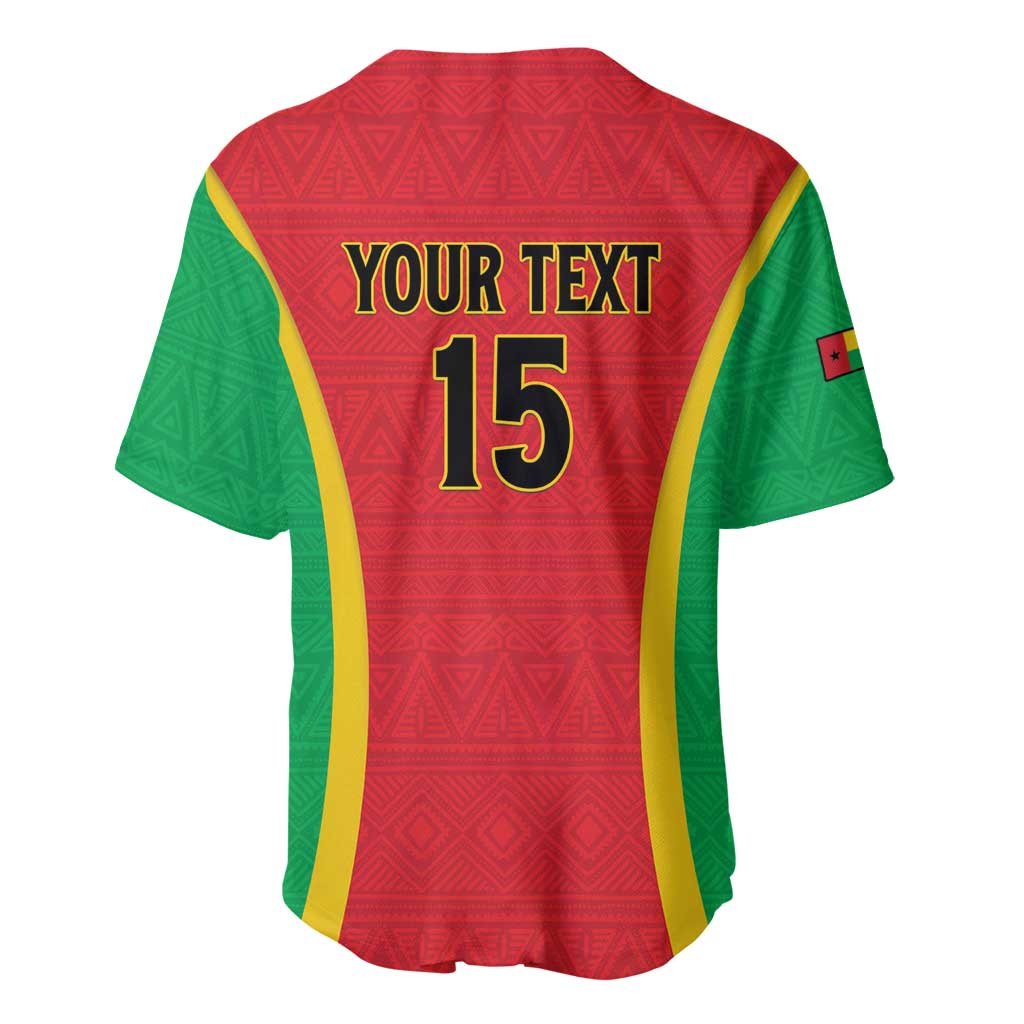 Custom Guinea-Bissau Football Baseball Jersey Go Djurtus Go LT15