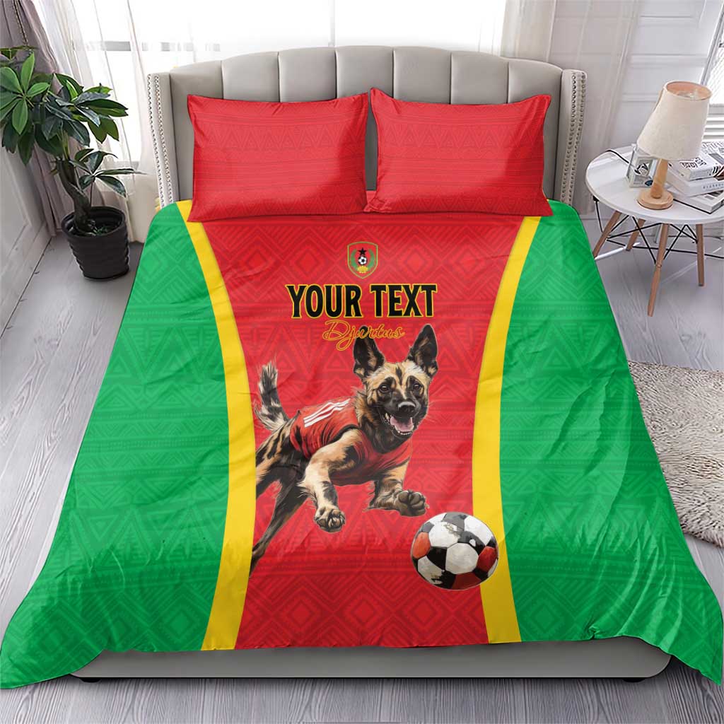 Custom Guinea-Bissau Football Bedding Set Go Djurtus Go LT15