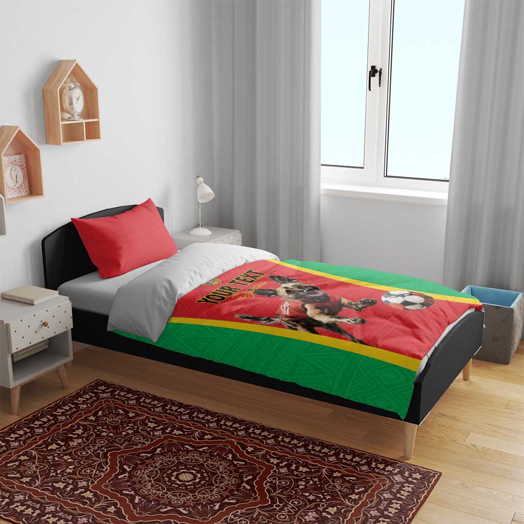 Custom Guinea-Bissau Football Bedding Set Go Djurtus Go LT15