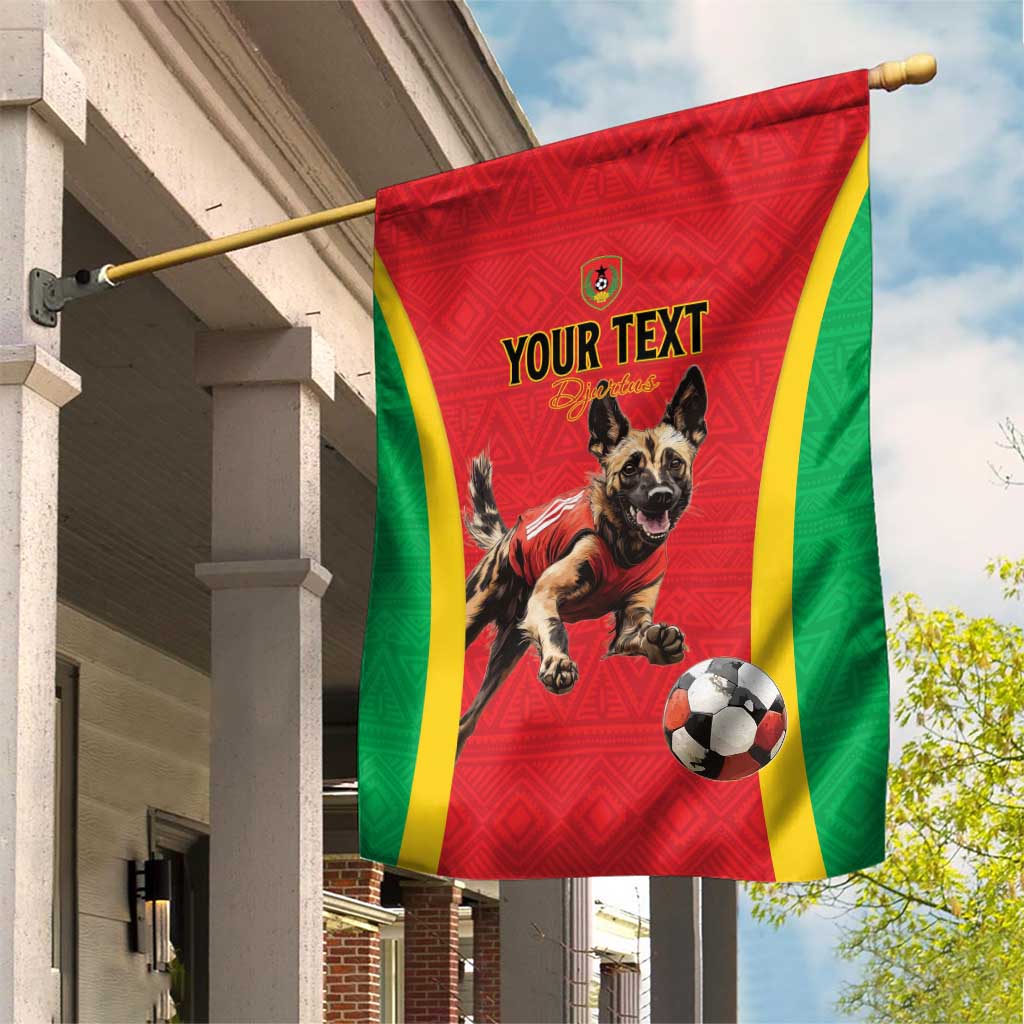 Custom Guinea-Bissau Football Garden Flag Go Djurtus Go LT15
