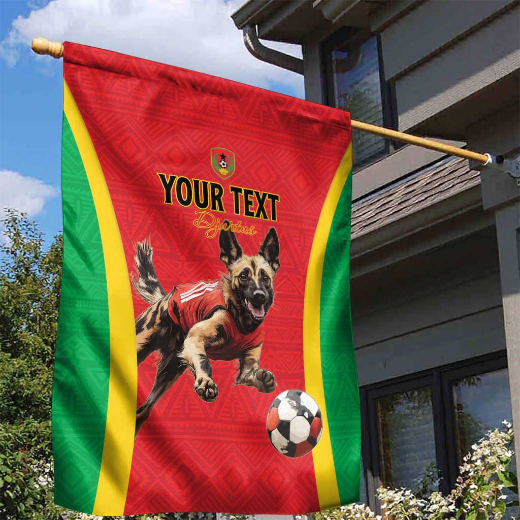 Custom Guinea-Bissau Football Garden Flag Go Djurtus Go LT15