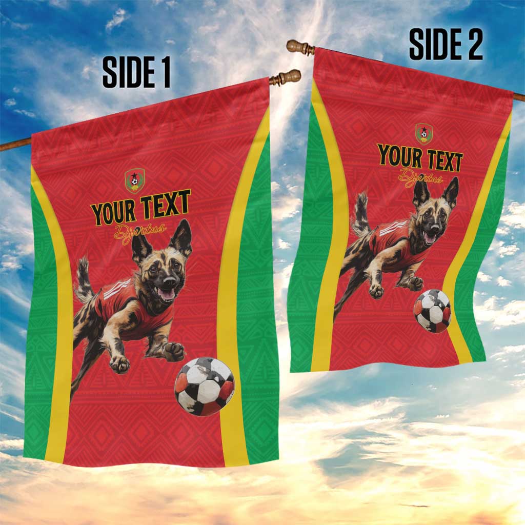 Custom Guinea-Bissau Football Garden Flag Go Djurtus Go LT15