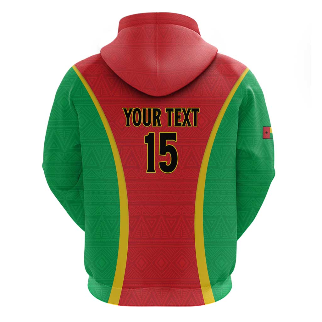 Custom Guinea-Bissau Football Hoodie Vamos Djurtus LT15