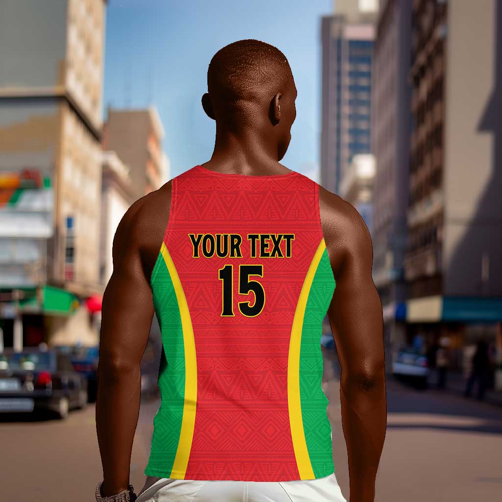 Custom Guinea-Bissau Football Men Tank Top Go Djurtus Go LT15
