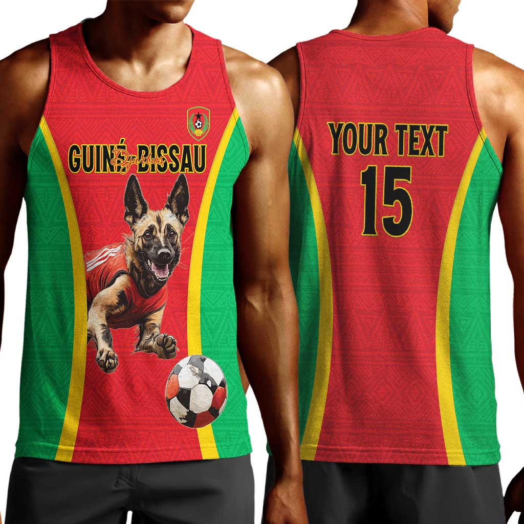 Custom Guinea-Bissau Football Men Tank Top Go Djurtus Go LT15