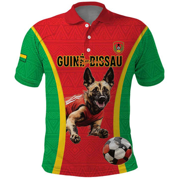 Custom Guinea-Bissau Football Polo Shirt Vamos Djurtus LT15