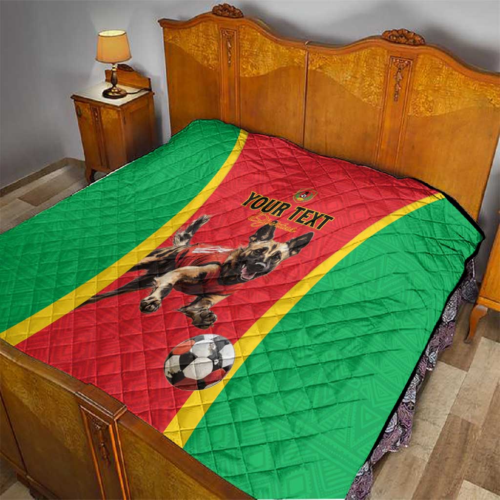 Custom Guinea-Bissau Football Quilt Go Djurtus Go LT15
