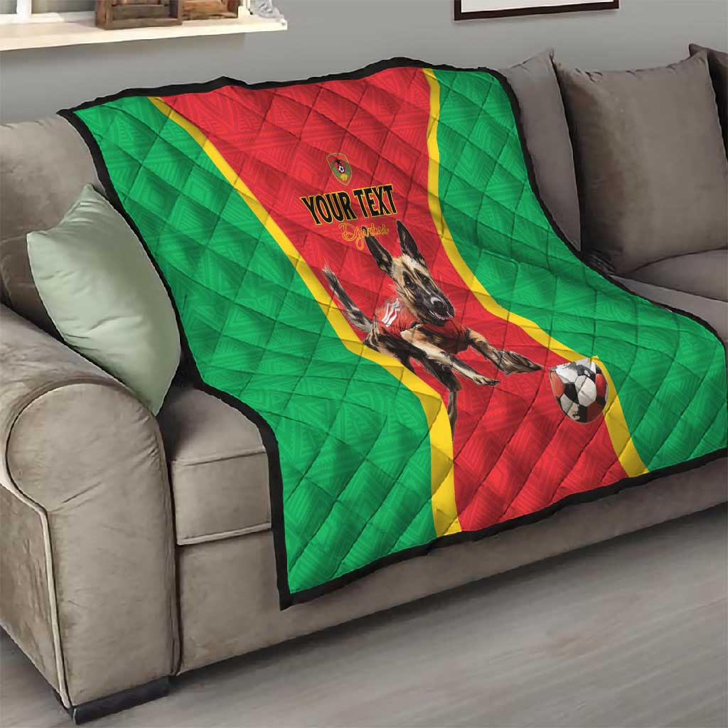 Custom Guinea-Bissau Football Quilt Go Djurtus Go LT15