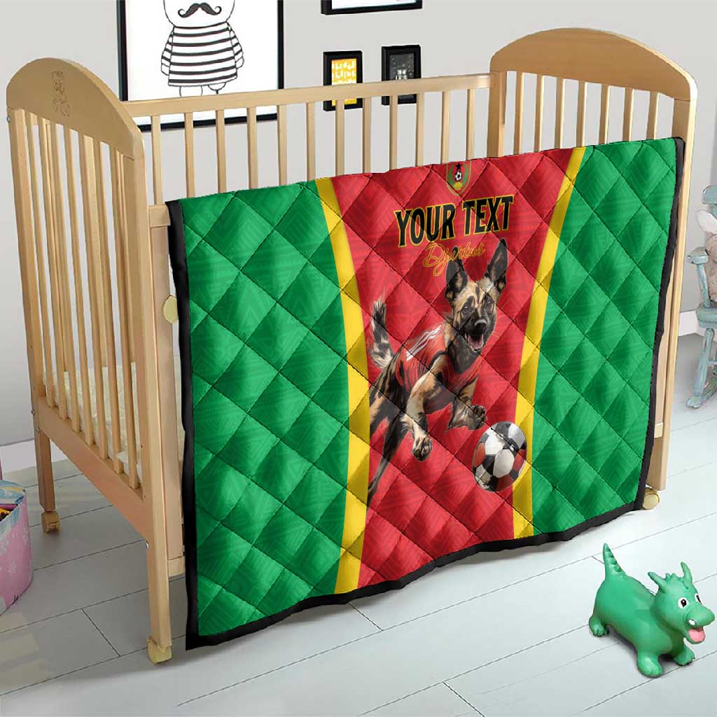 Custom Guinea-Bissau Football Quilt Go Djurtus Go LT15