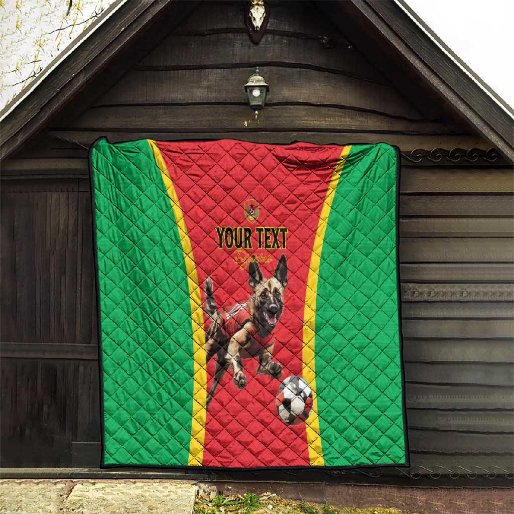Custom Guinea-Bissau Football Quilt Go Djurtus Go LT15