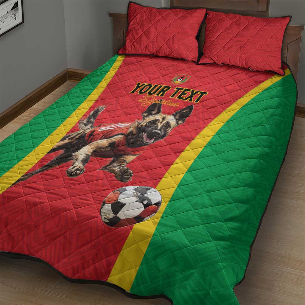 Custom Guinea-Bissau Football Quilt Bed Set Go Djurtus Go LT15
