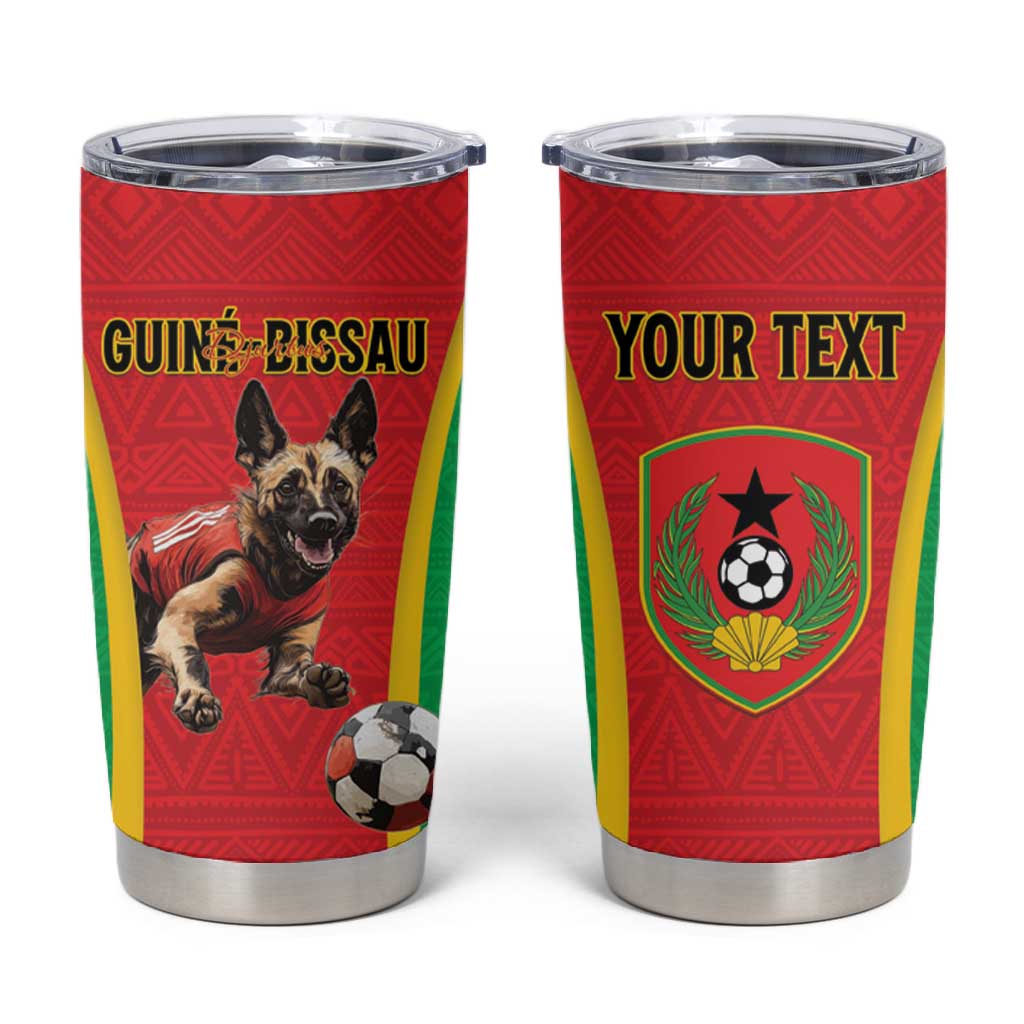 Custom Guinea-Bissau Football Tumbler Cup Go Djurtus Go LT15