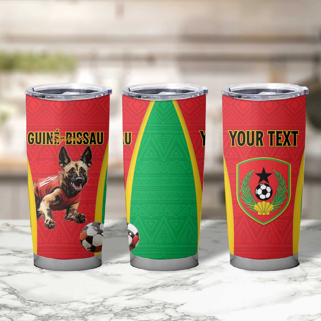 Custom Guinea-Bissau Football Tumbler Cup Go Djurtus Go LT15