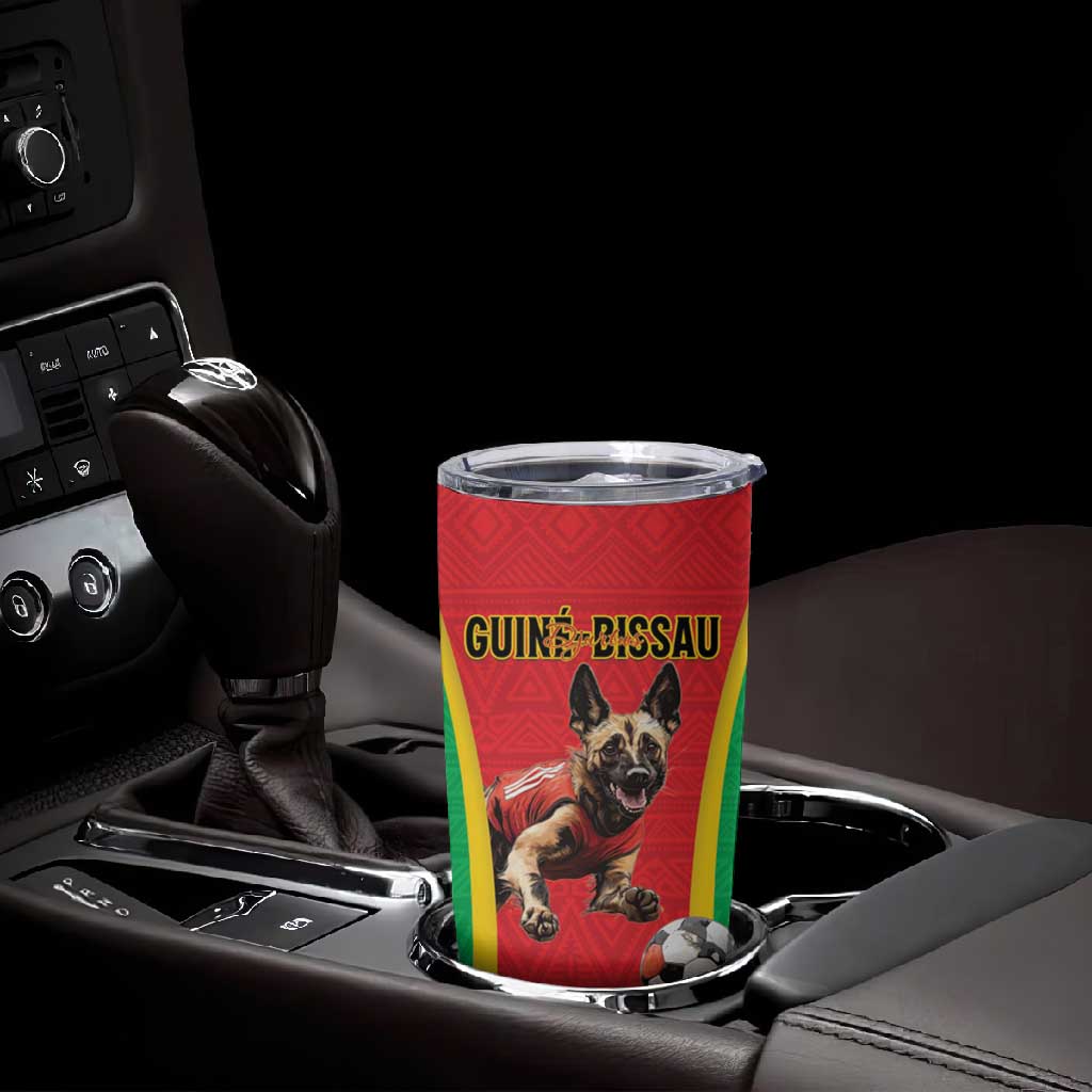 Custom Guinea-Bissau Football Tumbler Cup Go Djurtus Go LT15
