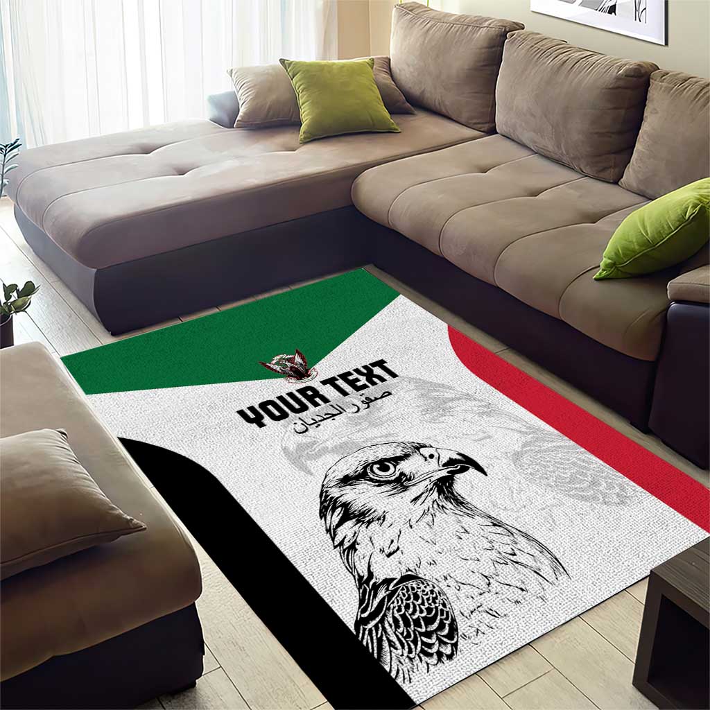 Custom Sudan Football Area Rug Yalla Sudan LT15