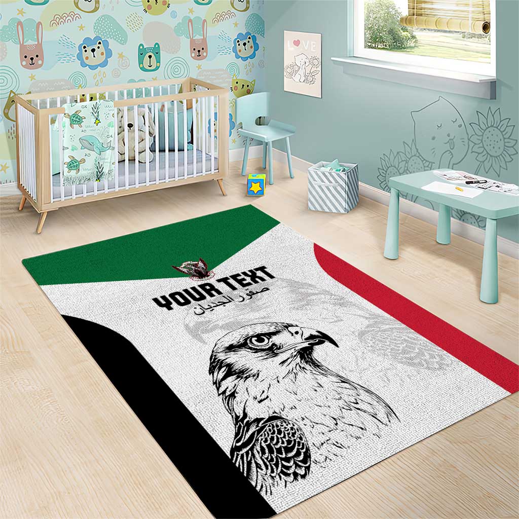 Custom Sudan Football Area Rug Yalla Sudan LT15