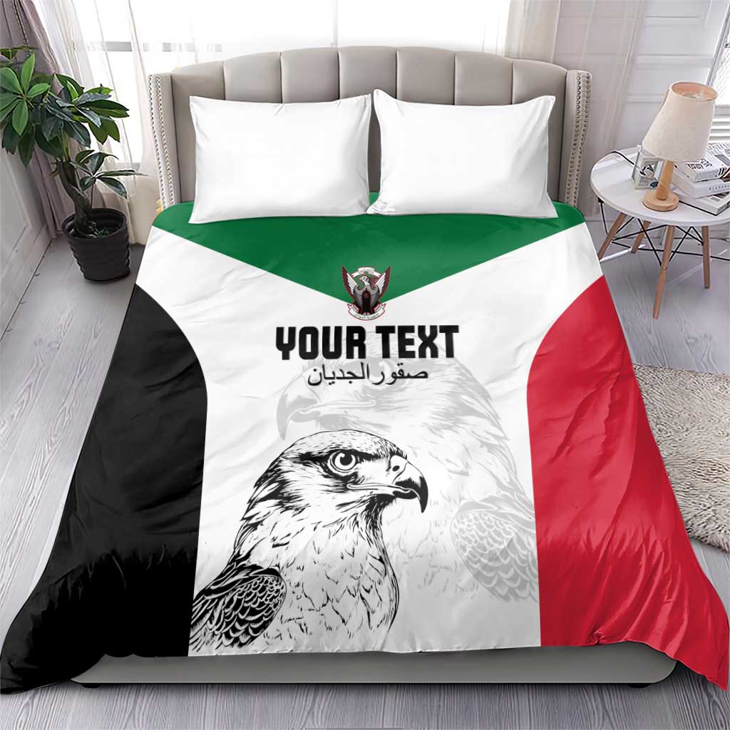 Custom Sudan Football Bedding Set Yalla Sudan LT15